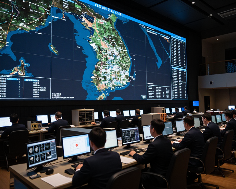 Military Command Center Atmosphere