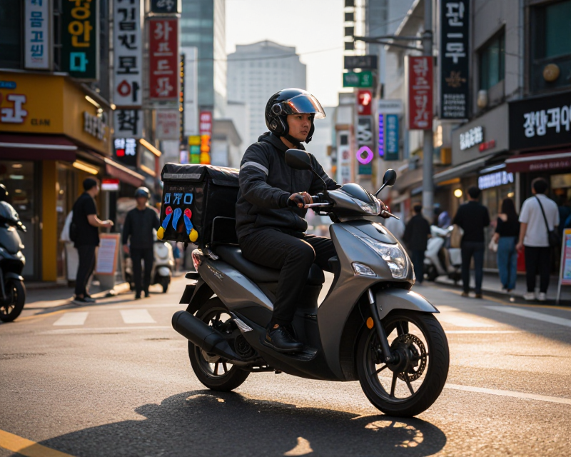 Delivery Rider in Seoul