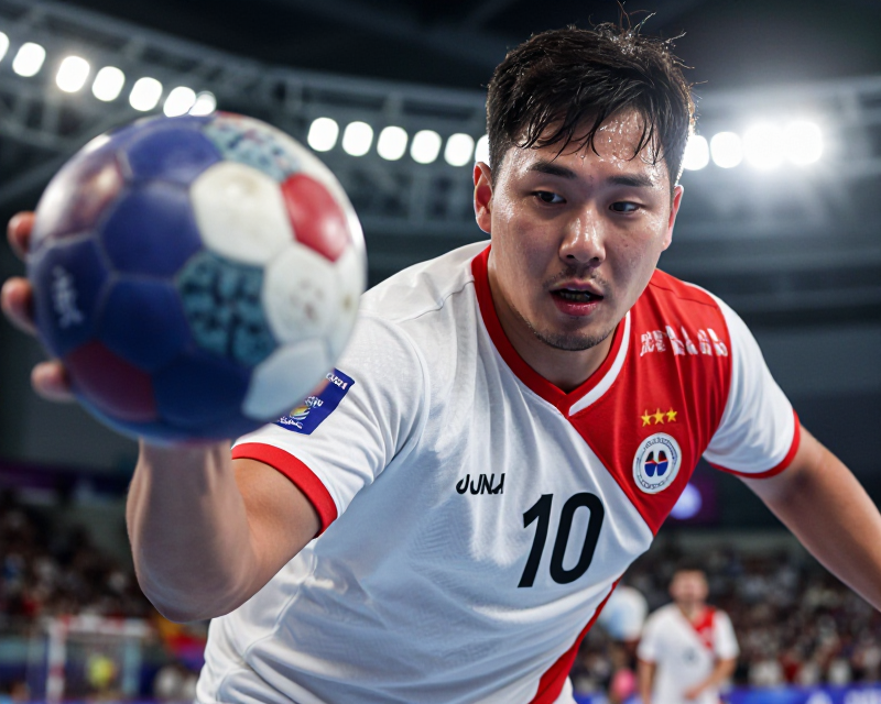 Intense Handball Defense