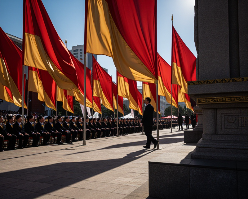 Commemorative Ceremony Atmosphere
