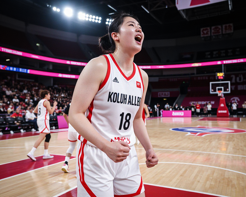 South Korean Women's Basketball Victory