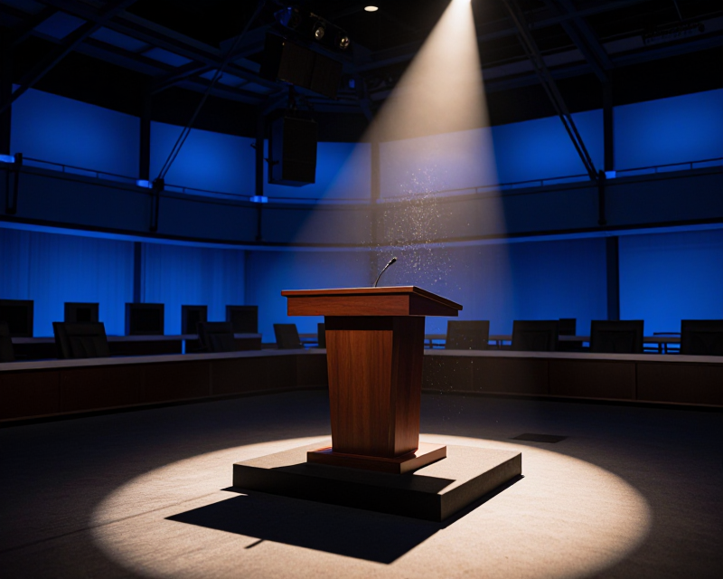 Political Tension Concept