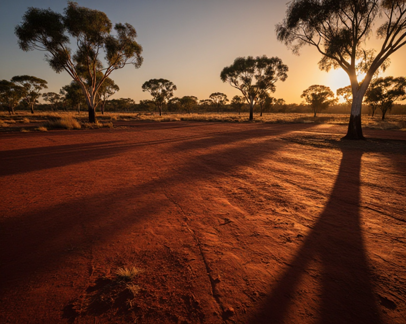 Mysterious Australian Outback Landscape