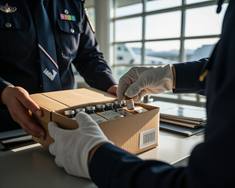 Customs Inspection Scene