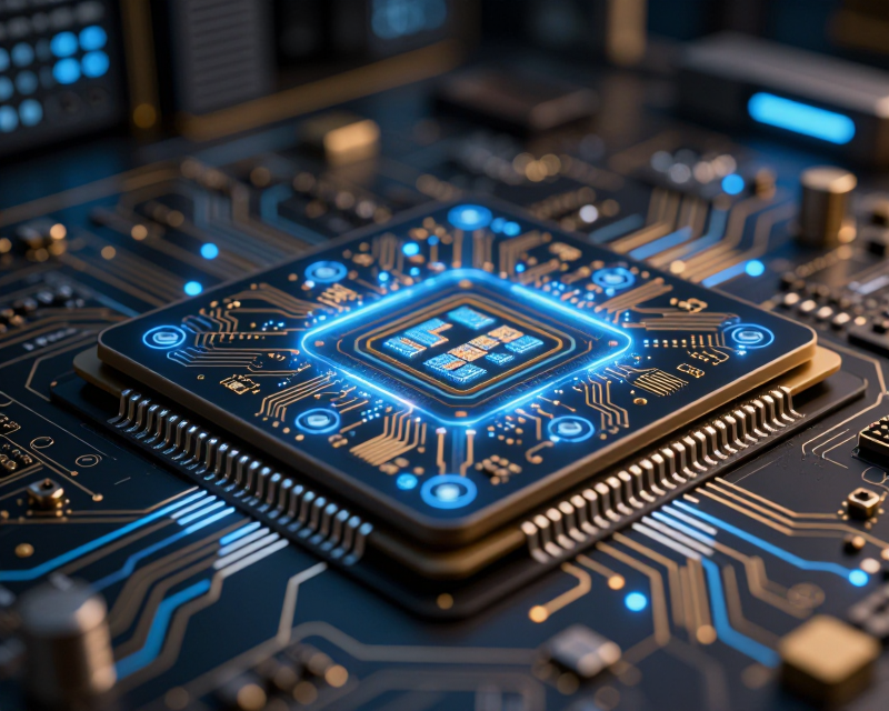 Futuristic AI Memory Technology