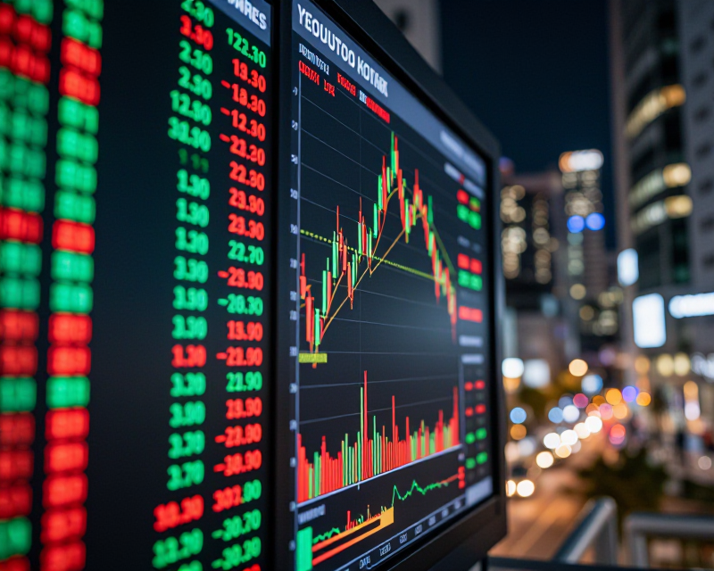 Stock Market Digital Display