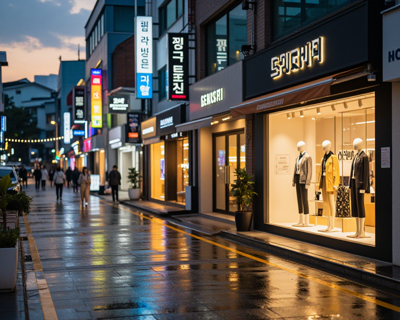 Trendy Seongsu-dong Nightscape
