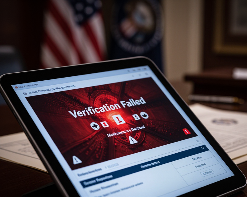 Digital Voter Verification Error
