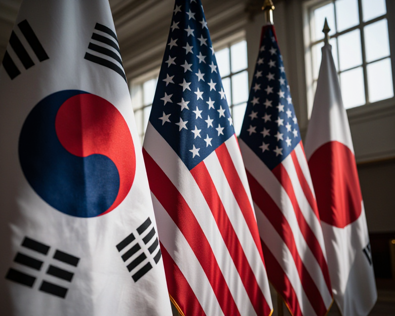 Symbolic Trilateral Security Alliance