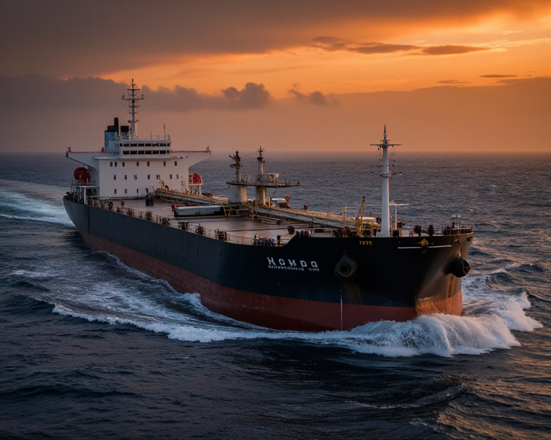 Oil Tanker in Strait of Hormuz