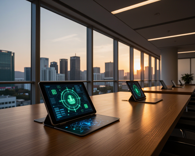 Economic and Tech Transformation Concept