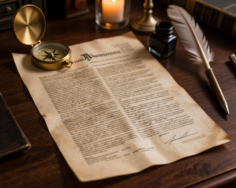 Historical US Constitution Concept